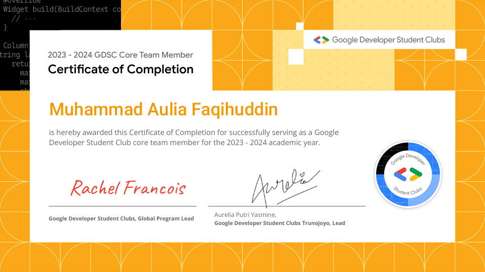 Core Team Google Developer